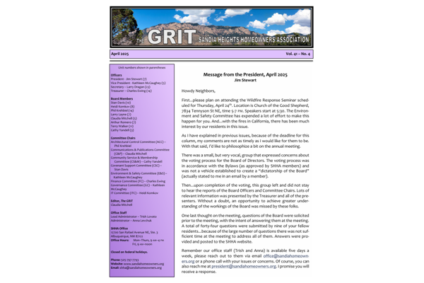 Grit April 2025 image