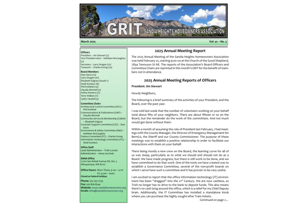 Grit March 2025 image